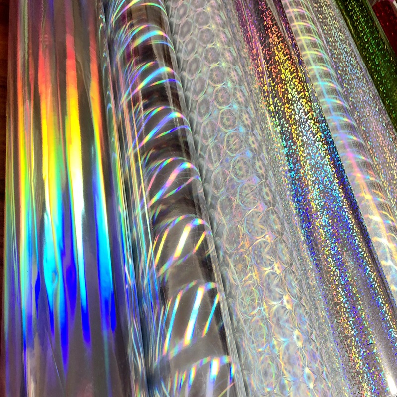 优质bopp 无版缝素面镭射镀铝膜 镭射复合膜