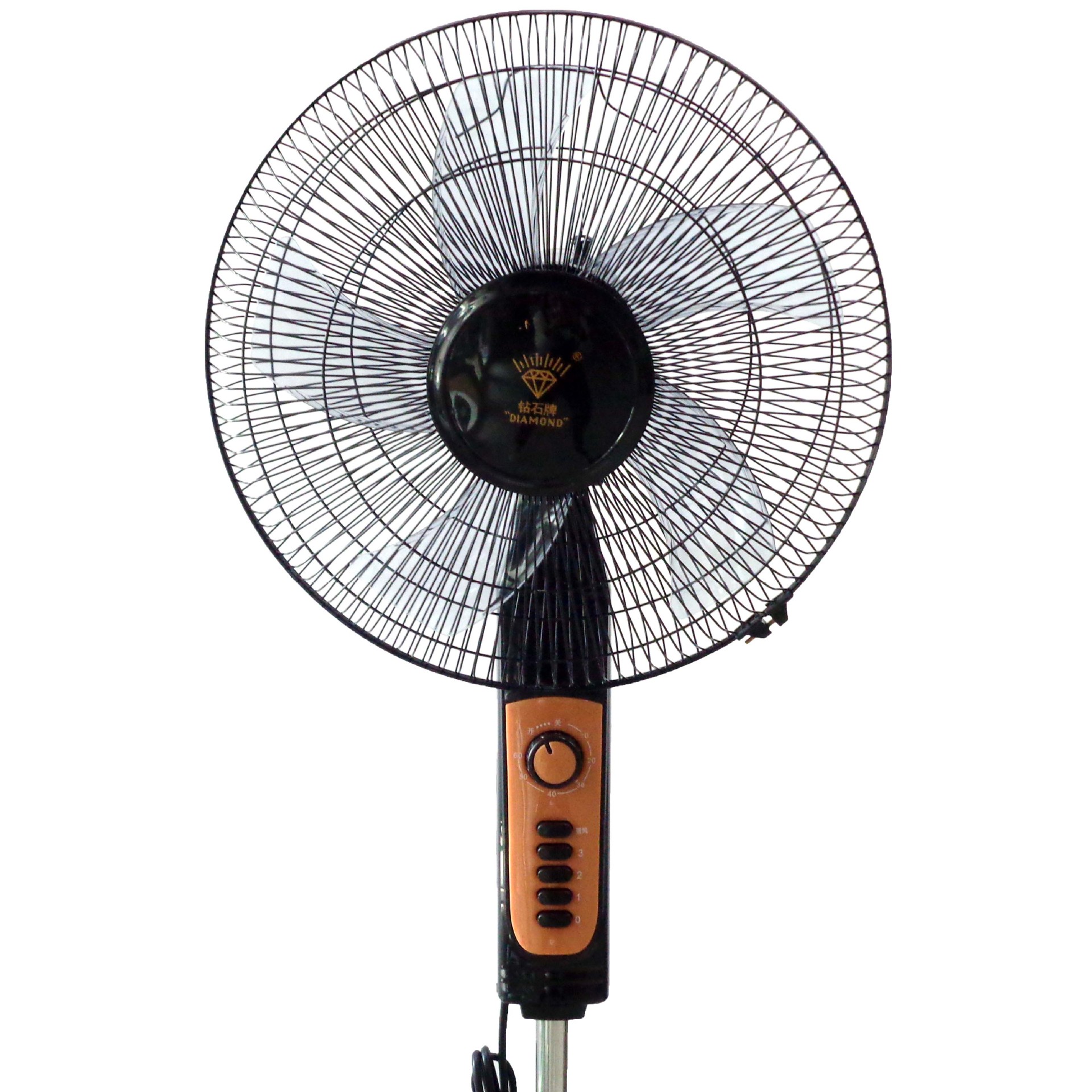 钻石牌风扇16寸定时摇头落地扇家用客厅立时风扇特价礼品批发