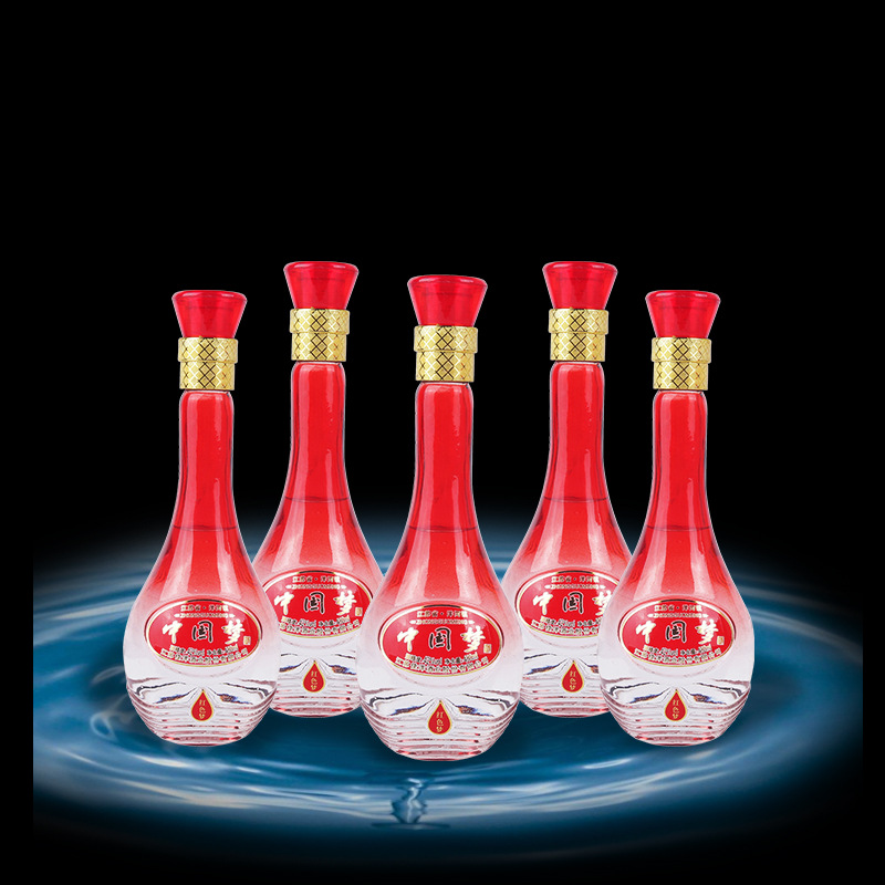 洋河镇白酒中国梦红色梦酒42度绵柔型白酒480ml盒装纯粮食酒