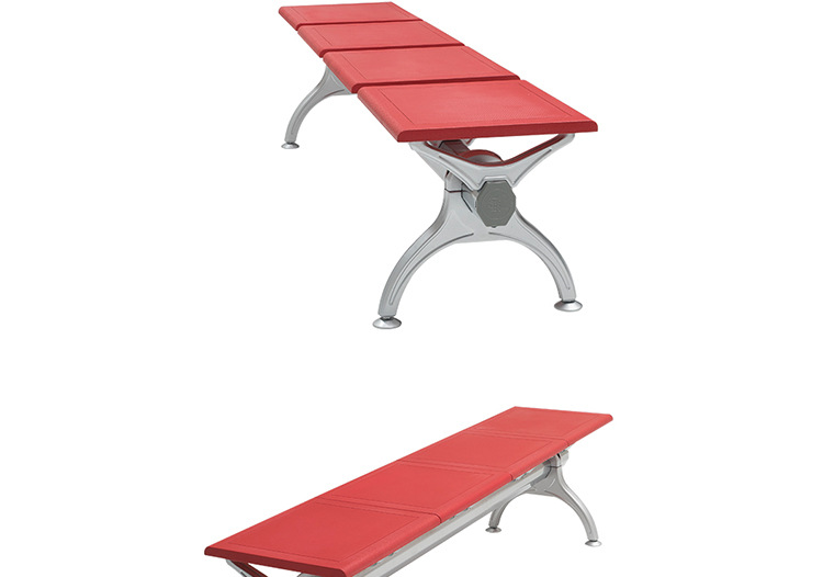 恒发绅徕仕批发休息椅 机场椅 公共休闲排椅 钢制pu坐垫排椅 直销