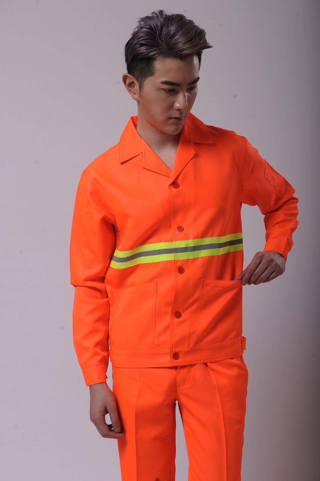 环卫服反光服 环卫工作服套装反光衣物业保洁工人公路施工可印字