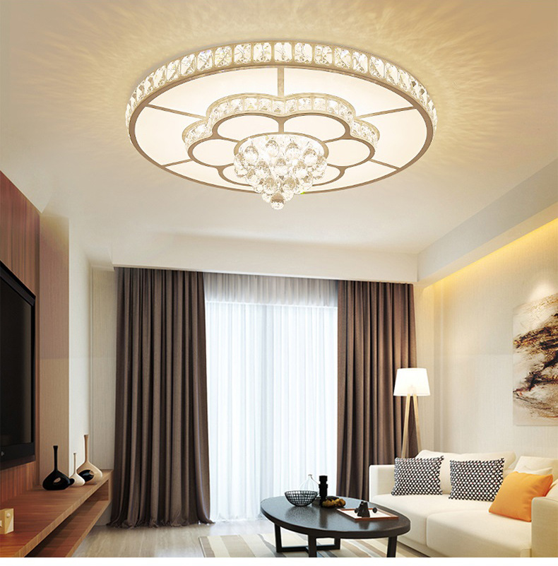 全屋灯具套餐组合客厅灯三室二厅灯具套餐 led吸顶灯套装 水晶灯