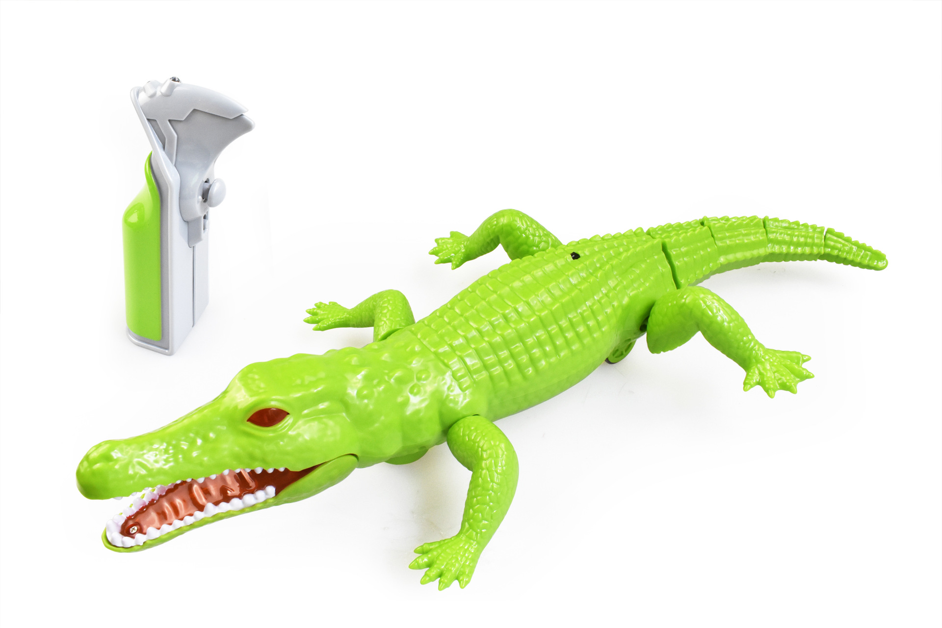 创意恶搞玩具创意爆款儿童益智二通红外遥控仿真鳄鱼动物模型玩具
