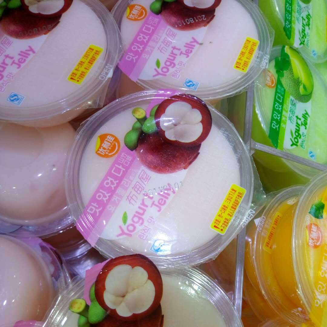 优利佳 布甸果冻 大圆形果冻 多口味可选 一箱10斤