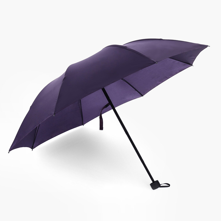 22寸雨伞定制logo三折礼品伞防晒遮阳折叠雨伞批发创意广告伞定做