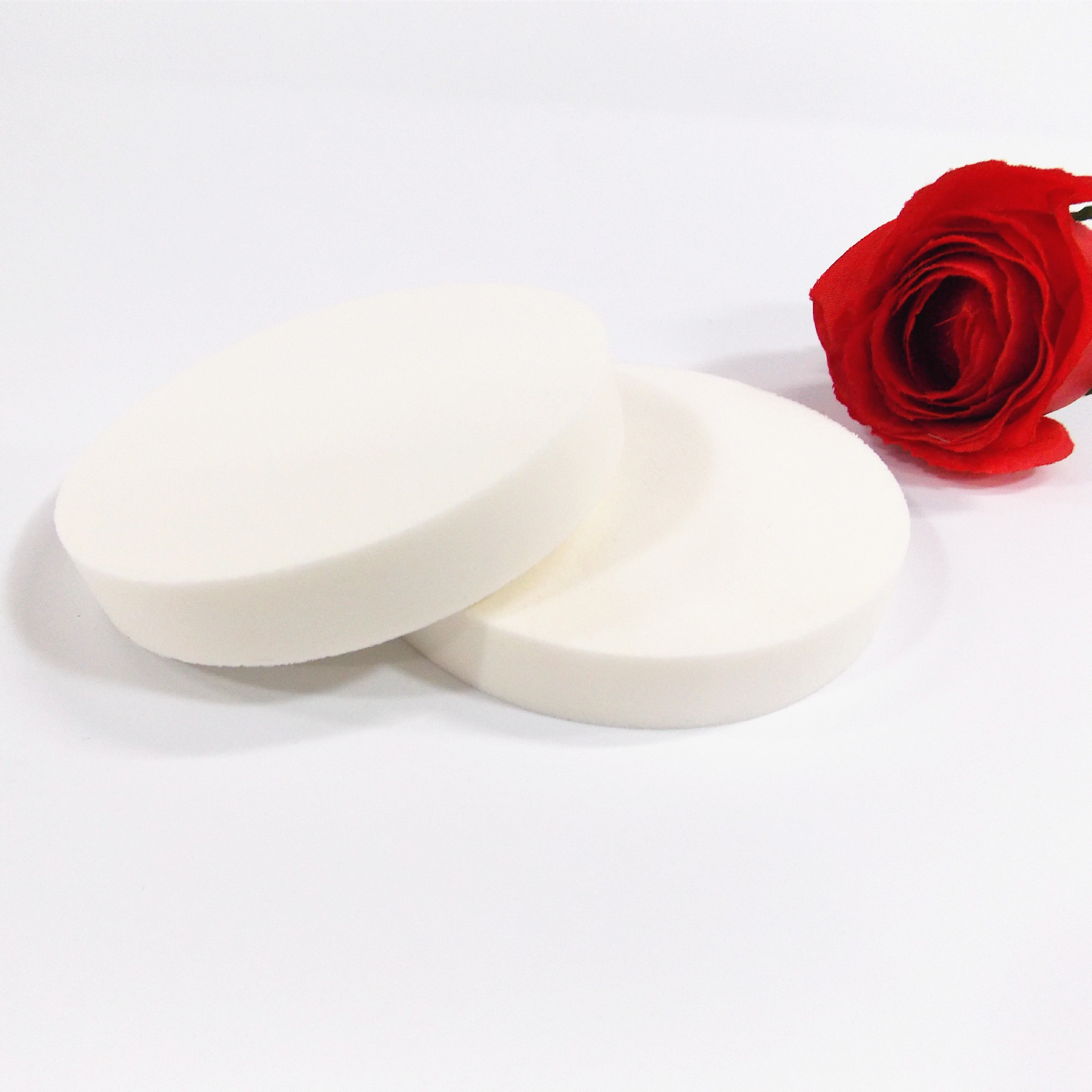 大白扑影楼专用湿粉扑圆形海绵粉扑干湿两用不掉渣耐用 批发