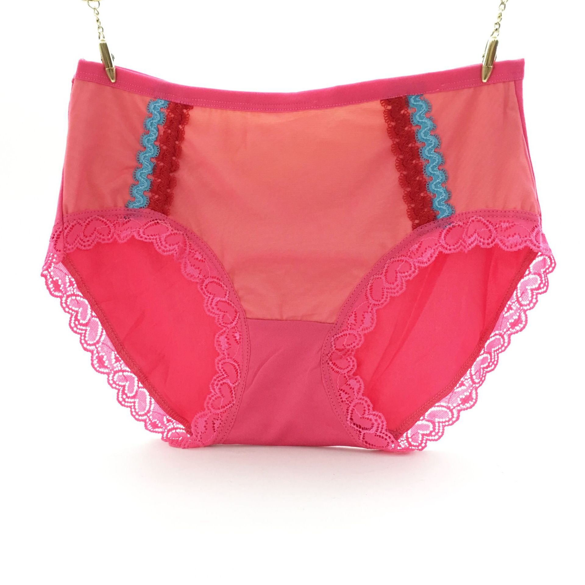 新款厂家批发女士内裤 性感花边少妇内裤 中腰蕾丝边女三角裤头