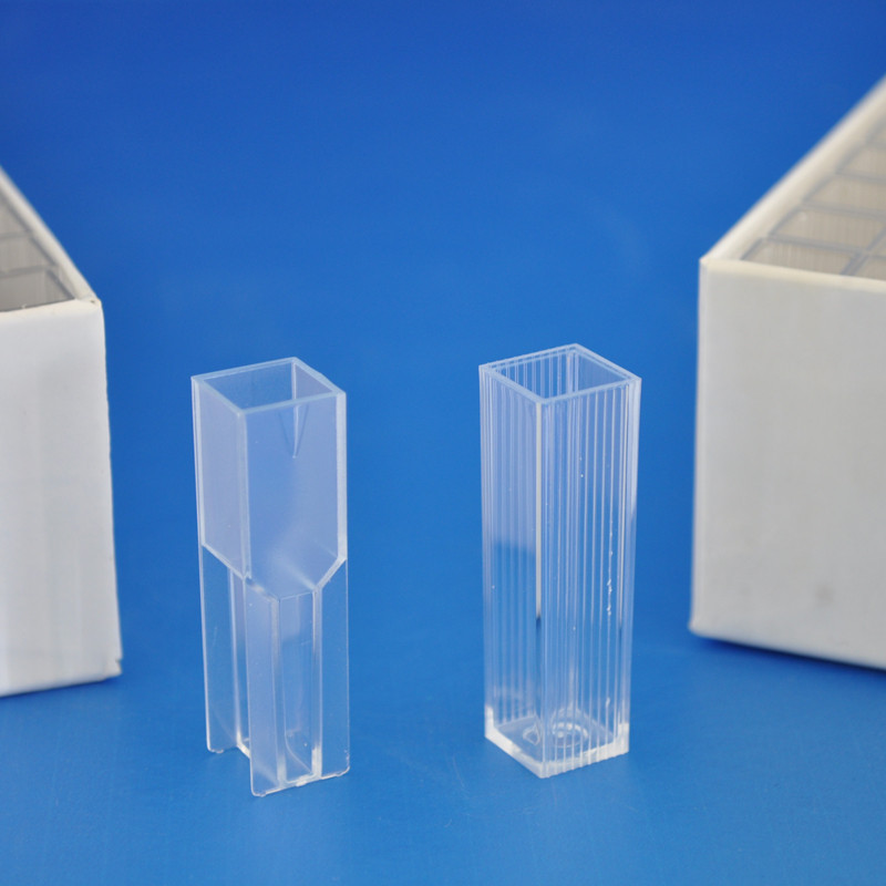 5ml一次性塑料比色皿两光窗 聚苯乙烯