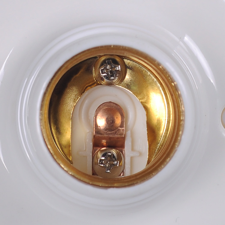 雅酷节能灯白炽灯led灯通用声光控灯座 声控平灯座 声控灯头yk082