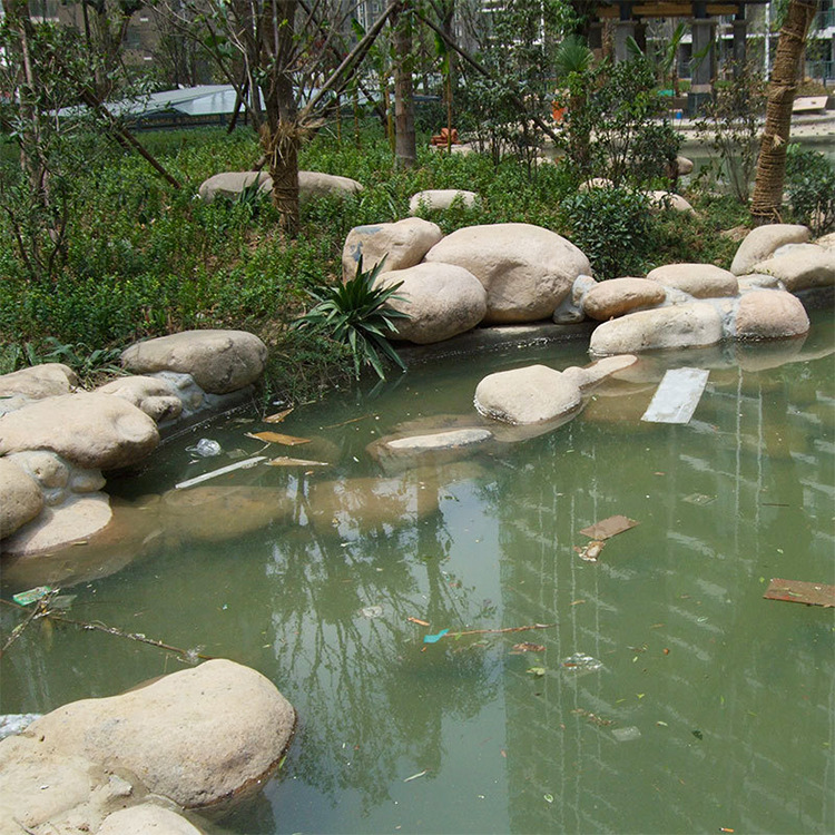 0成交0吨产地批发水景驳岸太湖石 园林景观石 水冲石 假山石供应￥320