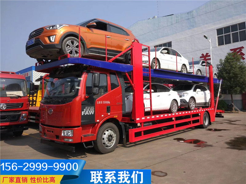 一汽解放j6单桥轿运车/车辆运输车