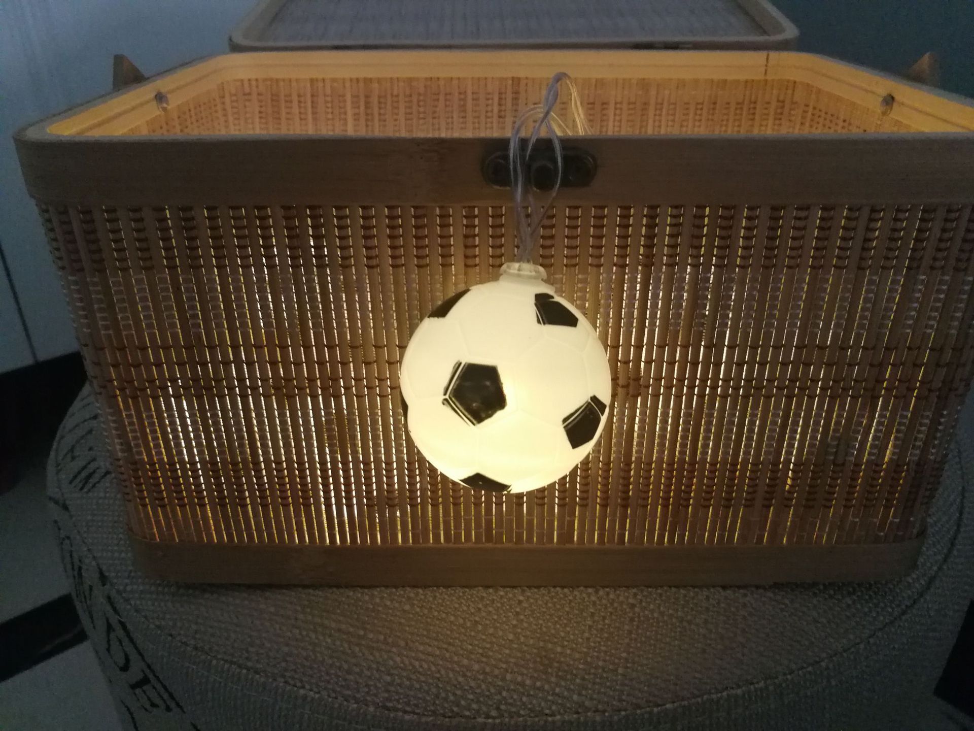 热销俄罗斯 足球灯串 led串灯 圣诞节日装饰世界杯led足球电池灯