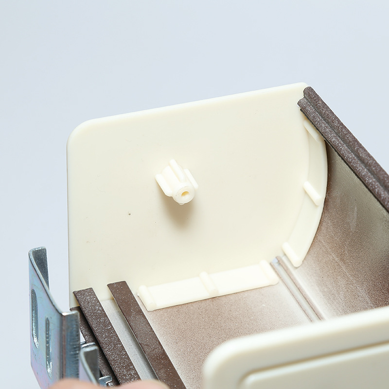 现货供应柔纱帘配件竖百叶帘配件垂直帘配件各式下杆塑料封口堵头