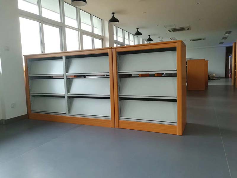 厂家直销钢制期刊架 图书馆期刊架 阅览室双面期刊杂志架苏州佰亨