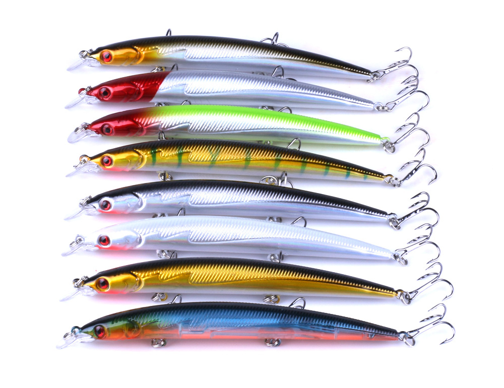 8色路亚米诺鱼饵13.4g/13.3cm 钓鱼仿真鱼假饵具渔具钓鱼用品