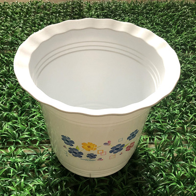 园艺租摆观叶植物套盆树脂塑料花盆厂家直销bb盆