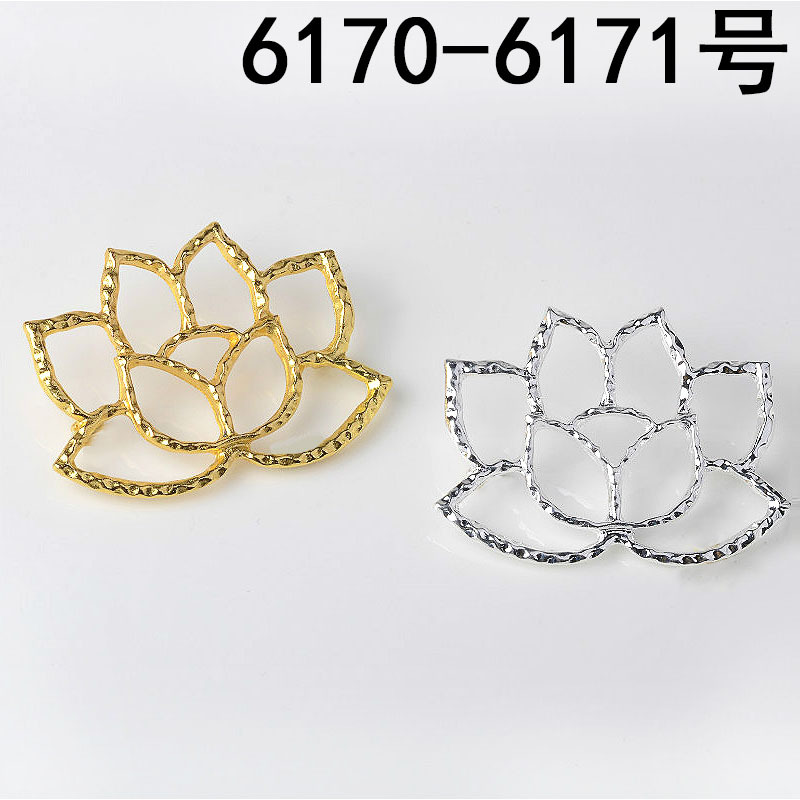 new lotus leaf antique alloy accessories diy hairpin tuinga ornament accessories factory in stock wholesale 6170-6171