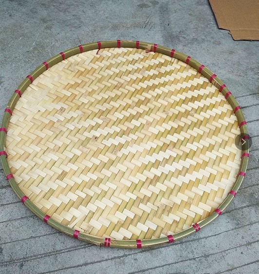 竹编簸箕 茶叶箥箕晒豆淘米箥箕装饰竹编箥箕可批发