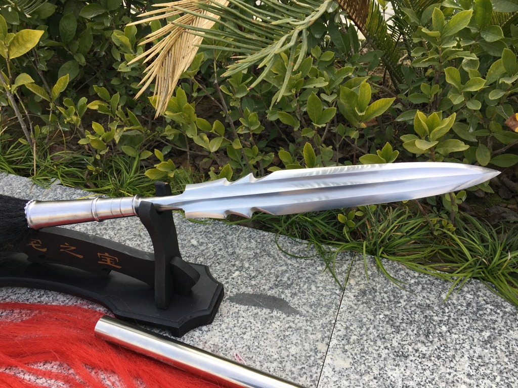 赵云枪刀剑十八般兵器长矛红缨枪项羽霸王枪野猪矛武术扎枪未开刃