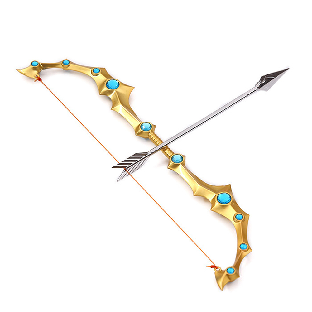 撸啊撸 寒冰射手 女皇 艾希 弓箭模型 桌面摆件 动漫周边 未开刃