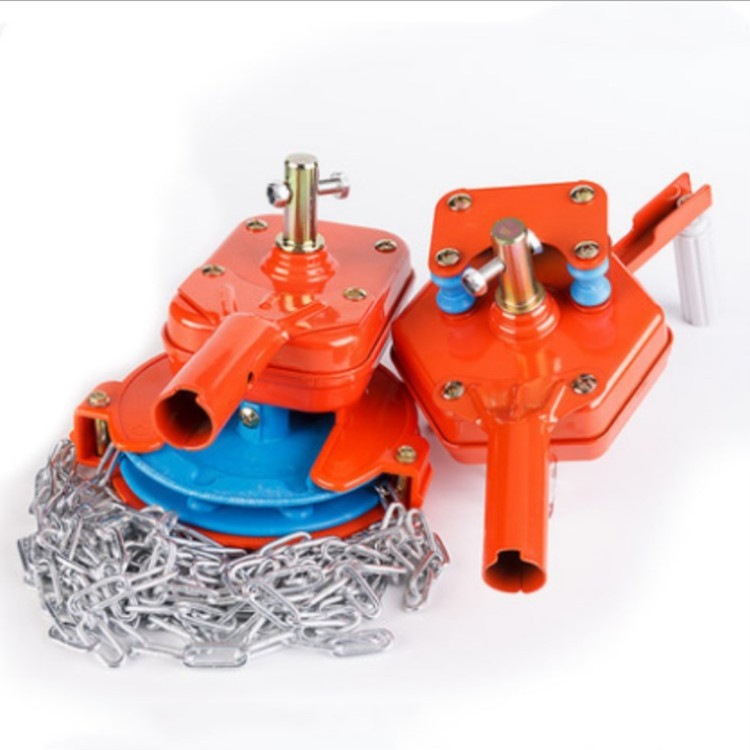 包邮温室大棚韩式手动摇膜器 顶卷链条式 放风侧卷卷膜器 卷帘机