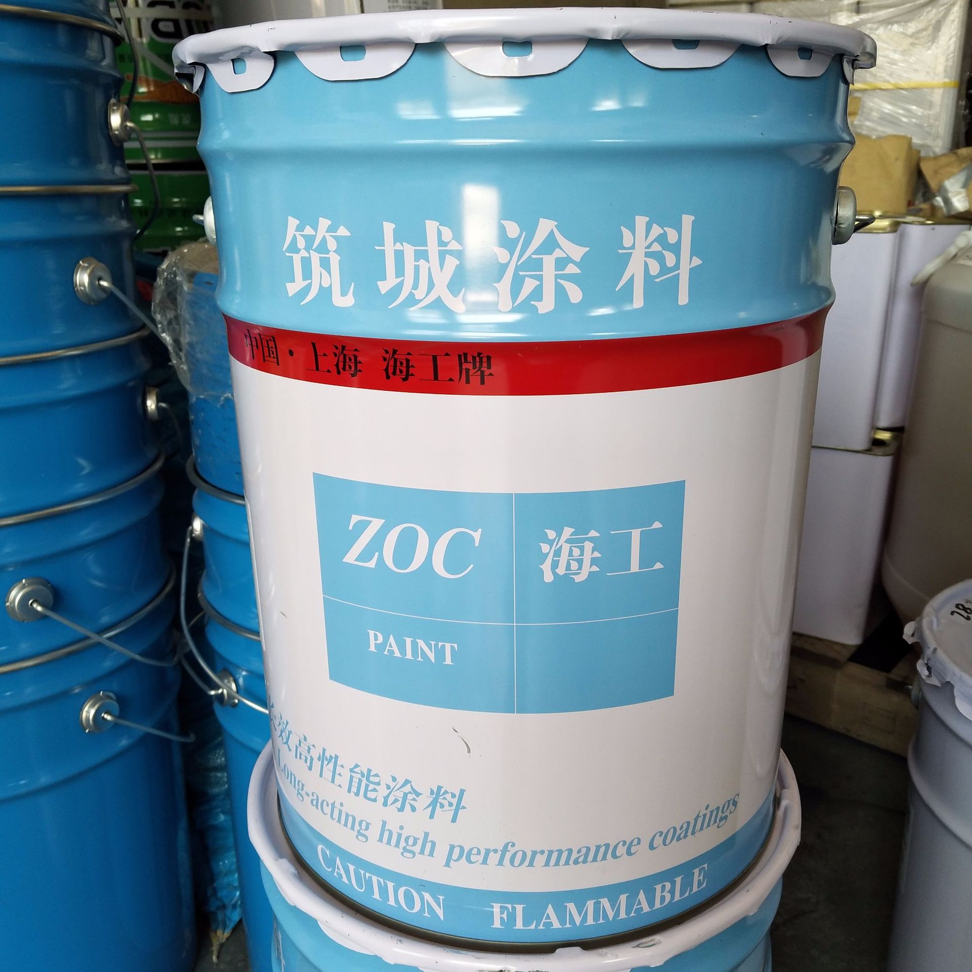 0万千克厂家直供环氧富锌底漆钢结构漆防锈防护装饰用于钢铁设备防锈