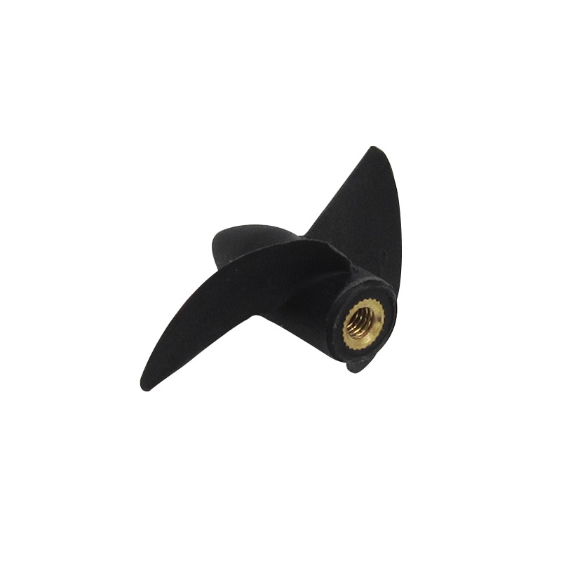电船o艇二叶铜芯正反桨船用螺旋桨m4螺纹半浸桨35394245mm