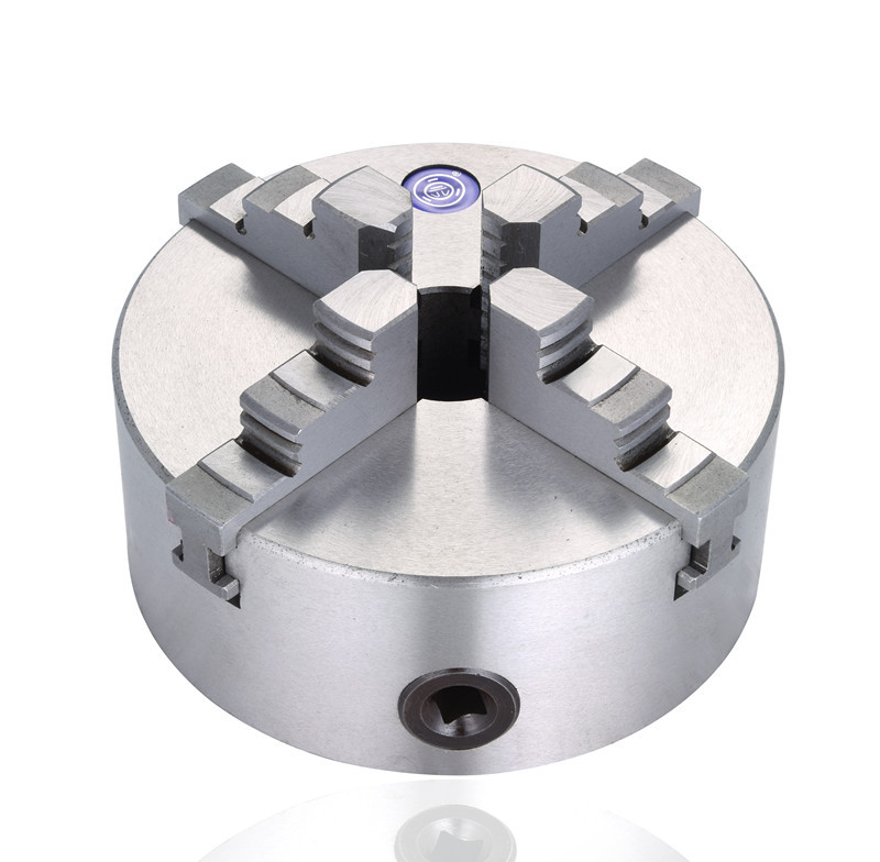 浙江园牌圆牌k12 100四自定心卡盘 四爪卡盘正爪反爪 配环球卡盘