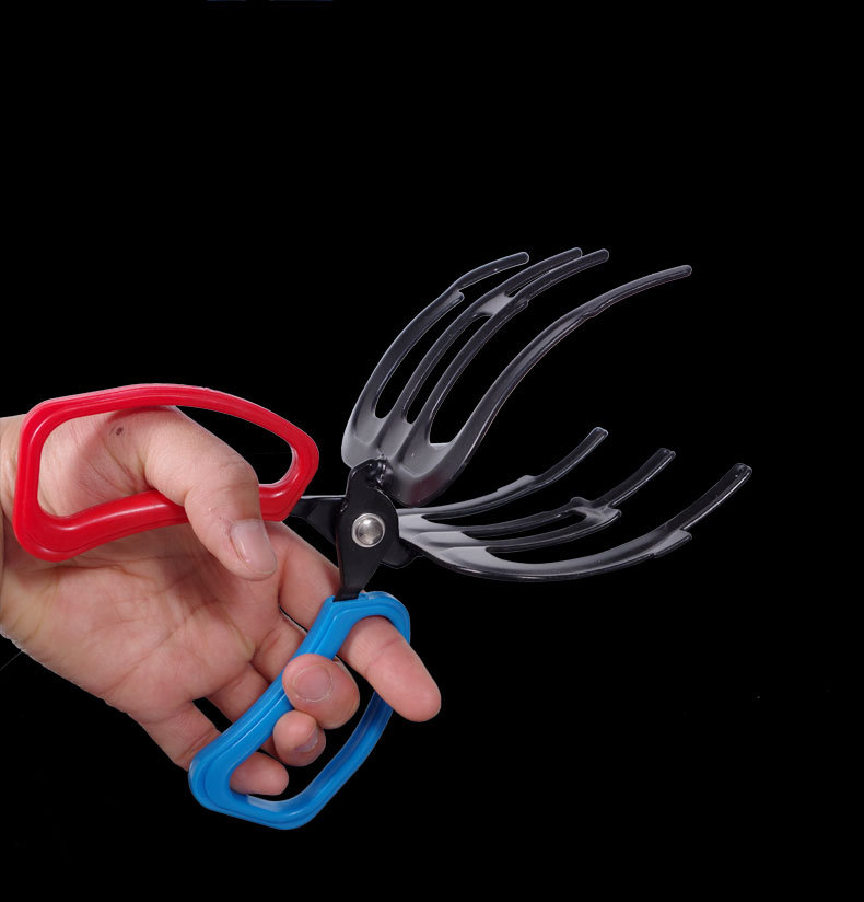 鱼夹子抓鱼器 三齿两齿抓鱼钳控鱼器 夹鱼器渔具配件批发