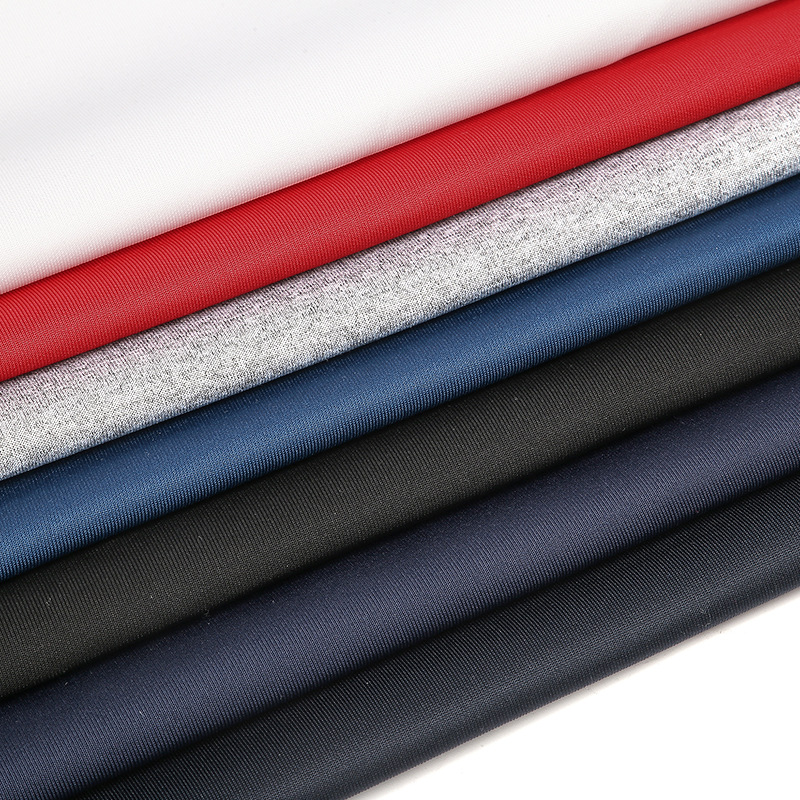 空气层针织布料南韩丝全涤氨纶健康布秋冬学生校服运动套装面料