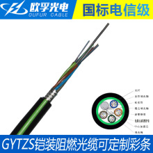 欧孚 GYTZS光缆 gytzs-24b1阻燃铠装光缆 架空监控光缆 光缆