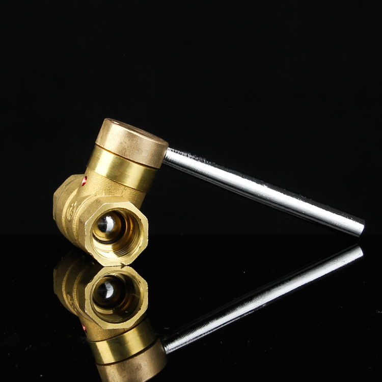 八角形磁性球阀 锁闭供暖阀门 水表磁性锁球阀