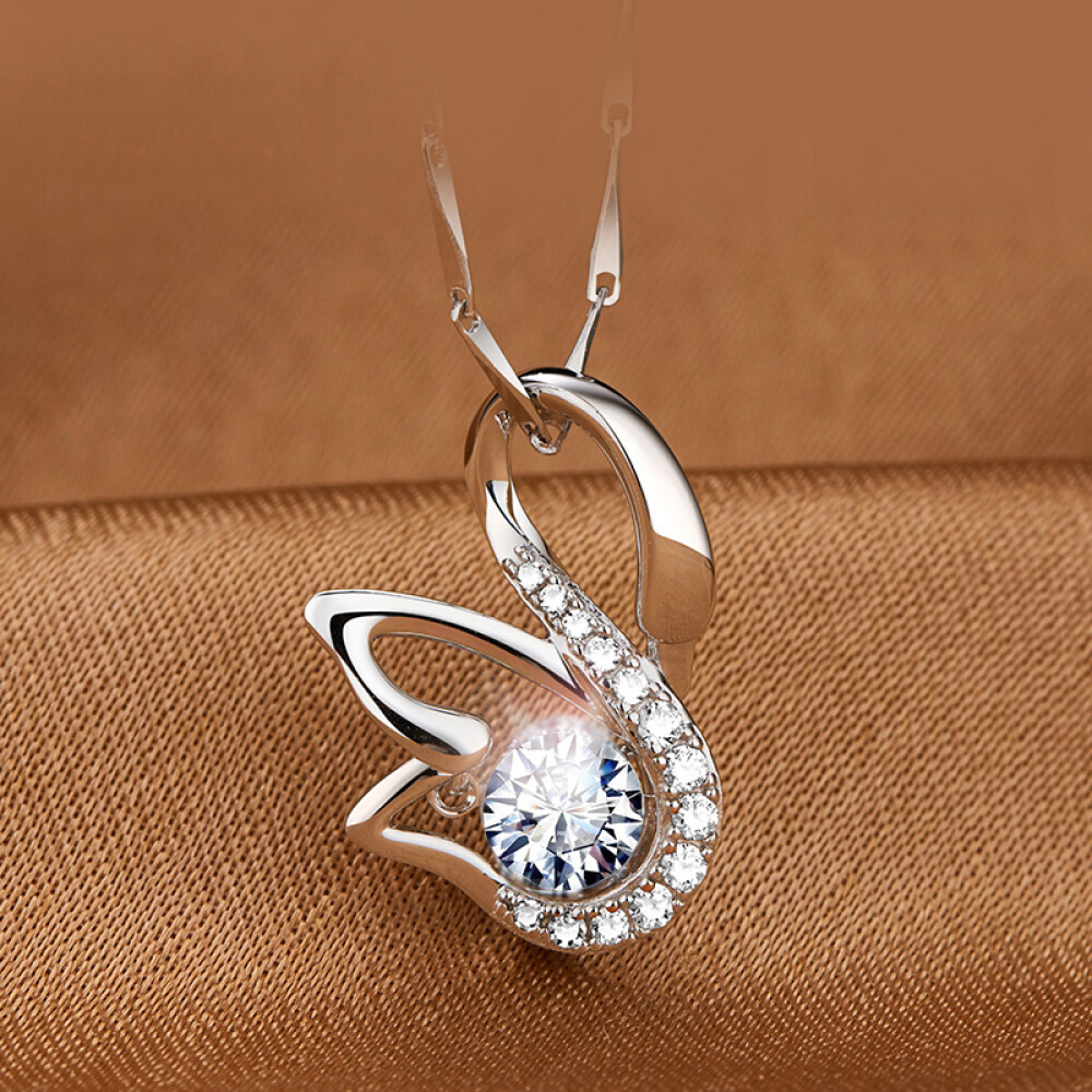 诗佩新款日韩小天鹅锁骨链吊坠网红爆款简约项饰女生礼物一件代发