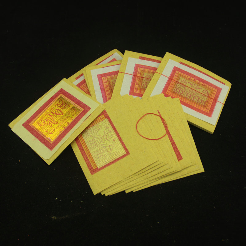 三童子寿金台湾金纸寿金神明金祈福用品烧纸传统金箔纸