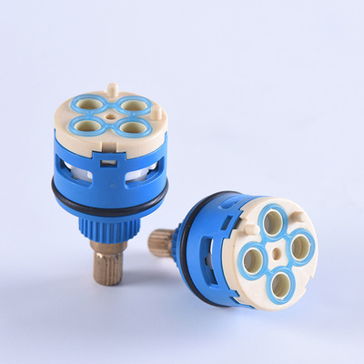 水龙头冷热阀芯陶瓷混水阀芯配件通用阀芯35/40mm 平脚/高脚