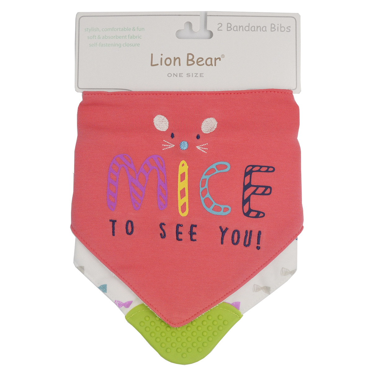 Lionbear Baby Teether Saliva Towel Triangular Binder Baby Cotton Saliva Towel Bib Bib Factory Direct Sales