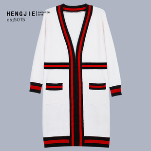 凉生我们可不可以不忧伤孙怡姜生同款毛衣女开衫长款针织衫潮8027