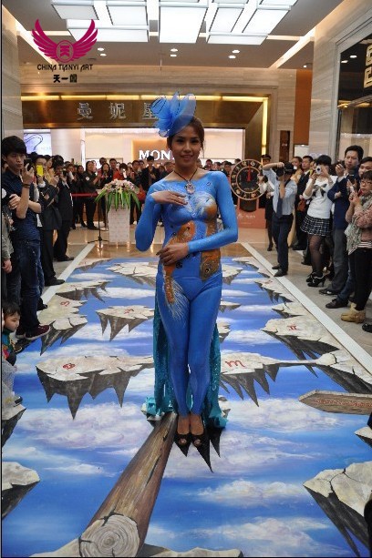 人体彩绘绝美名模如何演绎十二星座?