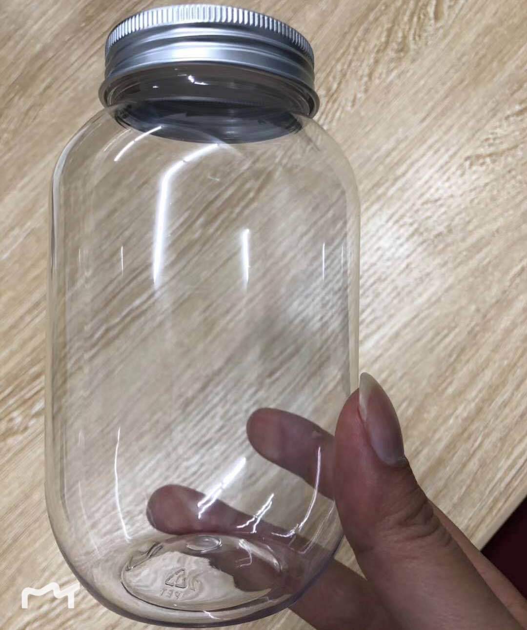 喜茶奶茶瓶pet 一次性塑料饮料瓶大口径果汁瓶 网红胖胖瓶500ml