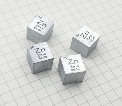 金属锌 周期表型立方体 边长10mm zn 99.995 锌立方