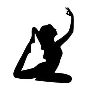 欧美热销款 健身瑜伽 yoga 运动 车贴 汽车个性性感美女反光贴纸