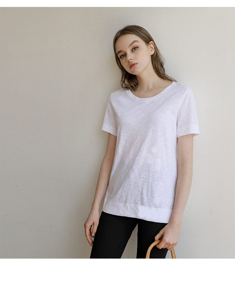 新款短袖女2019新款白色t恤女夏季ins超火的打底衫上衣服