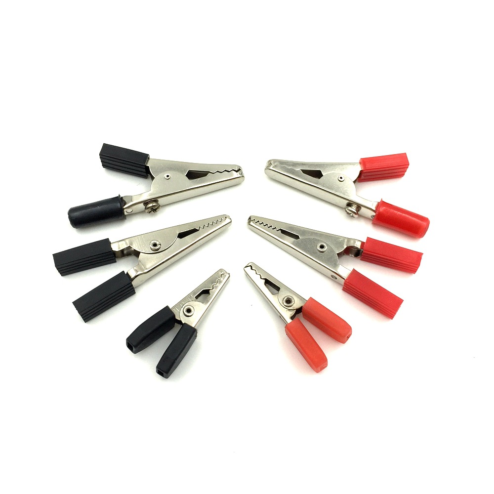 批发中号鳄鱼夹35mm测试夹,电线夹,夹具,电子元件,电子配件