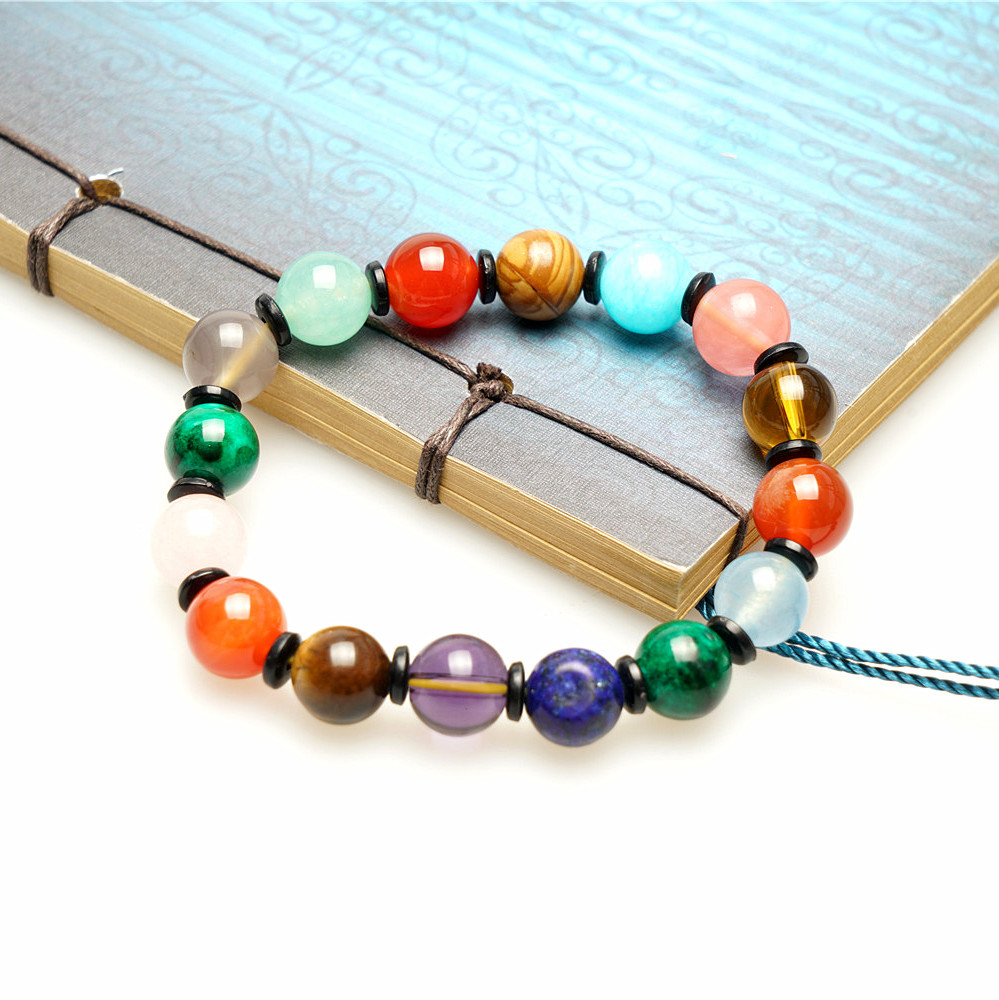 批发天然 多宝珠手链 多款宝石组成 圆珠手串 热卖爆款 男女款