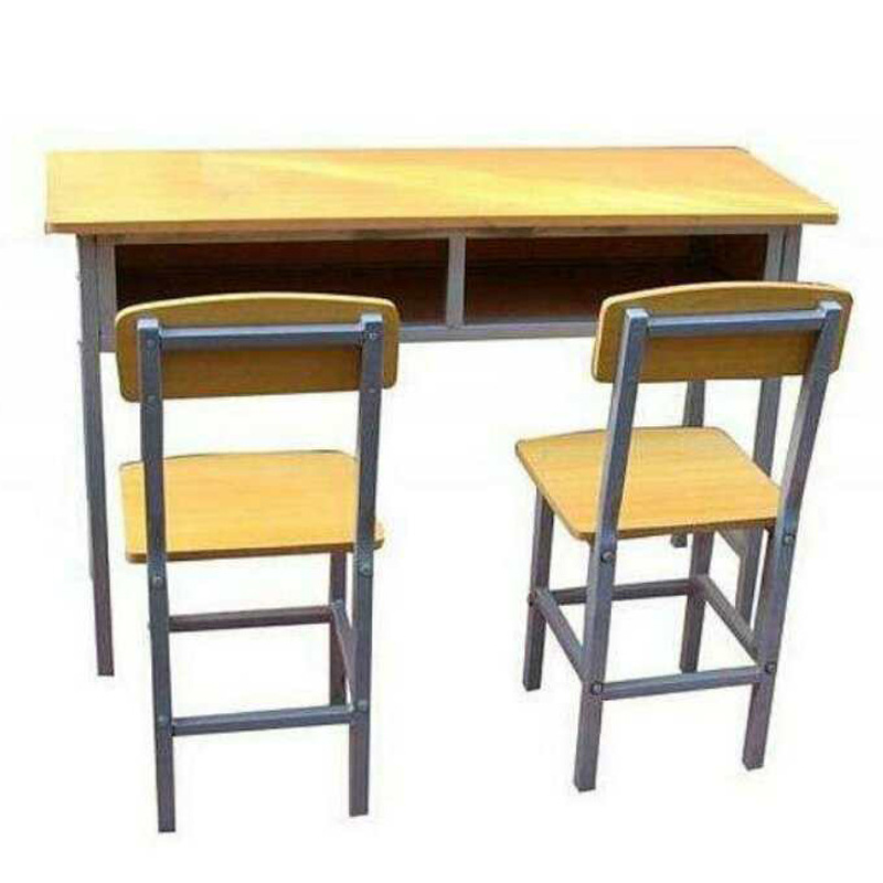 双人桌椅补习班学习桌椅组合儿童上课桌椅写字桌椅可