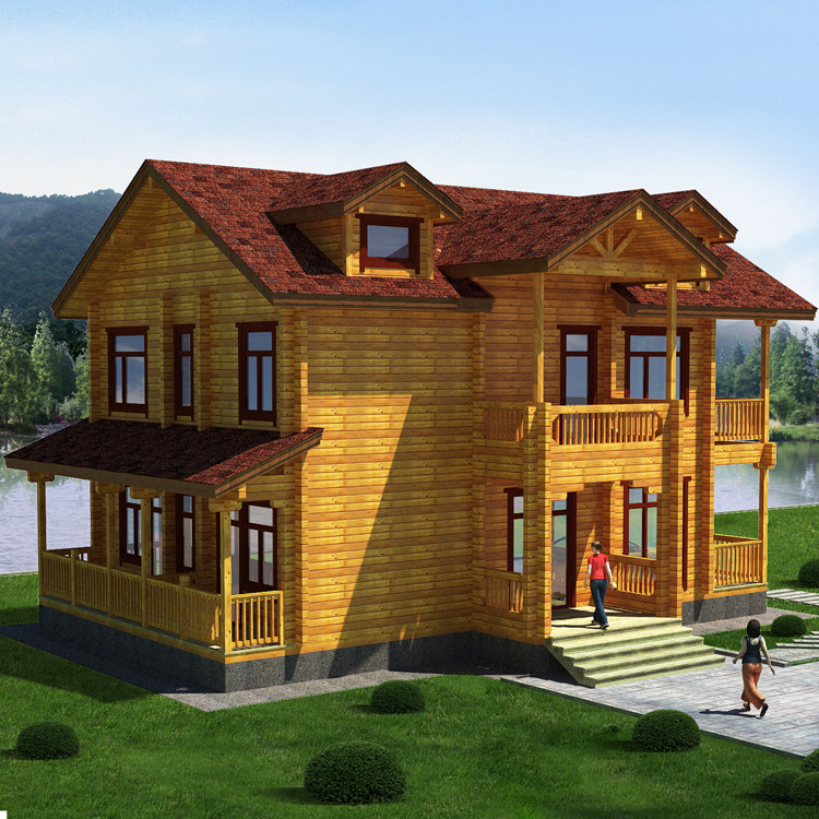 木材木质木房子加工定做厂家直销重型木屋别墅精品木屋酒店度假村