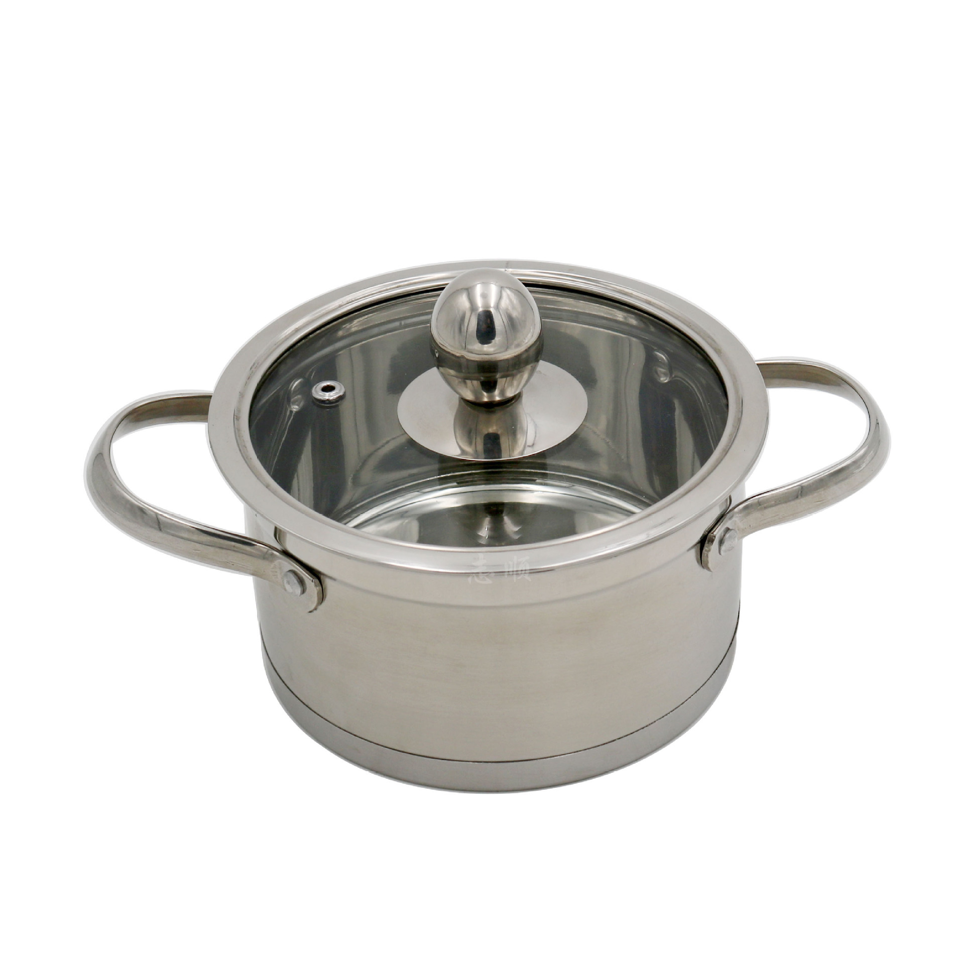 不锈钢火锅 无磁复底小火锅 加厚单人涮涮锅 复底小火锅 精品汤锅