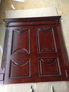 木门定制室内整套欧式高端豪华烤漆隔音橡胶木实木双开门