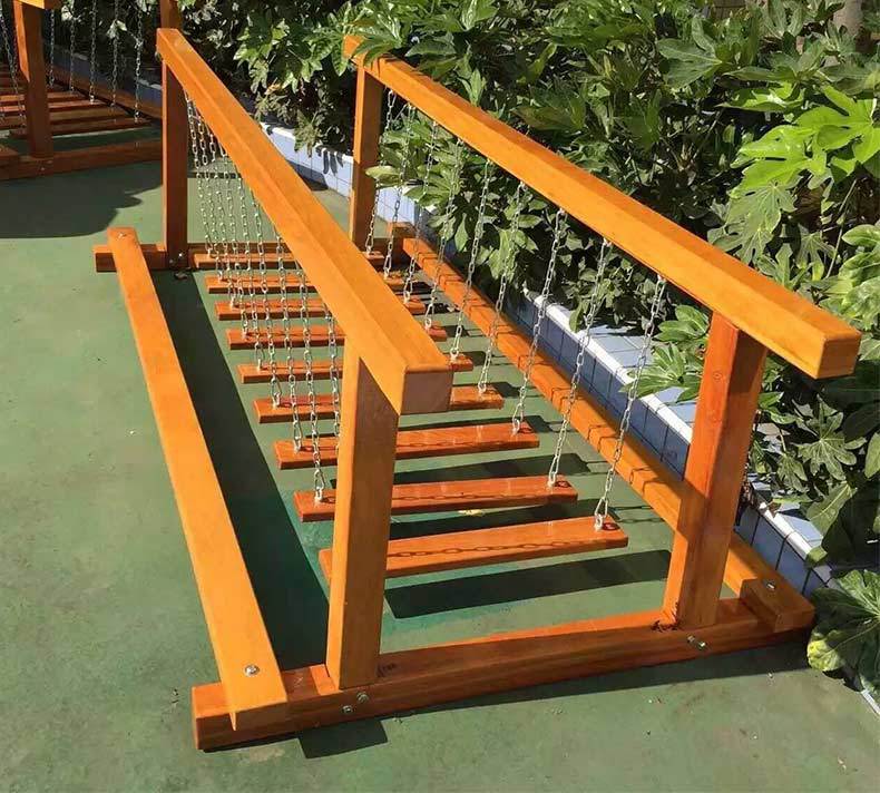 幼儿园木制攀爬组合架儿童早教感统训练户外黄花梨木质实木攀爬架