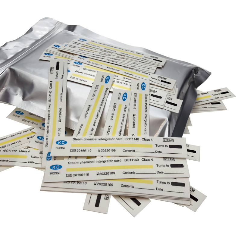 蒸汽灭菌化学指示卡压力蒸汽灭菌消毒指示卡4级医用蒸汽指示卡